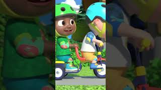 Jj And Cody's Bike Ride: Taking Turns #Cocomelon #Shorts #Viral