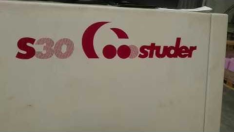 STUDER S30 LEAN PRO by STUDERGRIND.COM 2 MACHINES FOR SALE