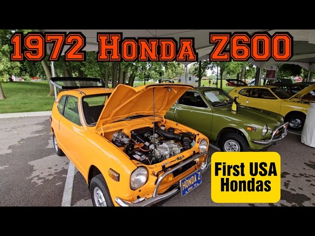 THE FIRST USA HONDAS 1972 Honda Z600 - YouTube