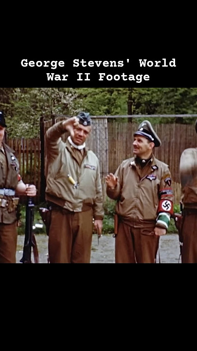 George Stevens' World War II Footage #ww2 #history #film