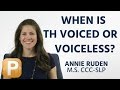 American English TH Rules: Voiced or Voiceless?
