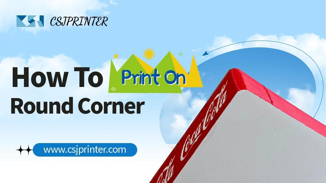 How to print on round corner of book edge? - YouTube
