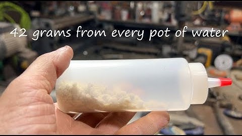 Potassium hydroxide from wood ash FACTS