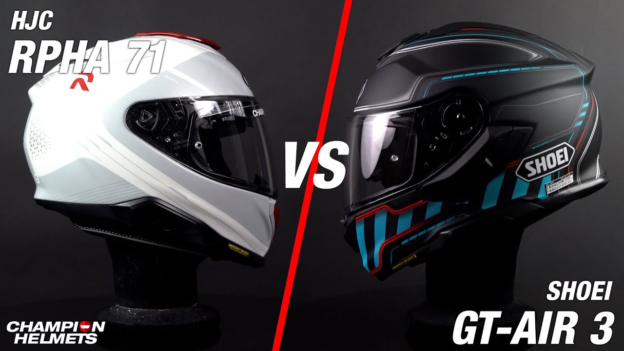 HJC RPHA 71 VS Shoei GT-Air 3 | Which Helmet Should You Choose?