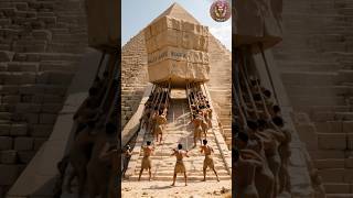 How They Built the Pyramids Without Machines?! 😳 | Epic Ancient Egypt Scene