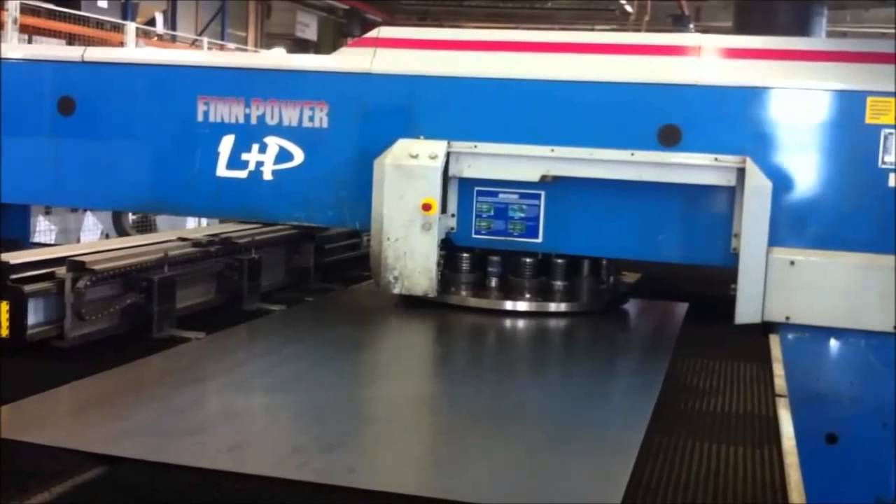 finn power finn power lp 6 swv combi punch laser machine youtube