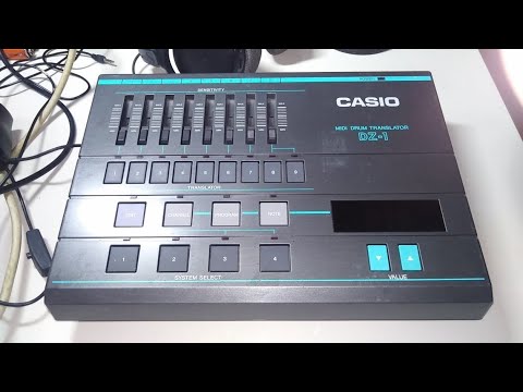 CASIO DZ1 MIDI DRUM TRANSLATOR TEARDOWN. - YouTube