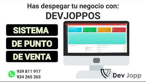 Sistema de punto de venta DEVJOPPOS