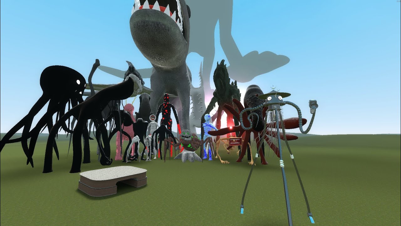 Garry's Mod Tripod 1913/Classic Tripod VS All Trevor Henderson Giants