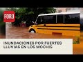 Intensas lluvias causan severas inundaciones en Los Mochis, Sinaloa - Las Noticias