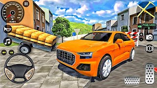 Làm chủ mọi loại thử thách đậu xe | Trailer Truck Parking with Real City Traffic Car Driving Sim | screenshot 3
