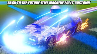 *NEW* Back To The Future Time Machine Is FULLY CUSTOMIZABLE!!! - Rocket League Update