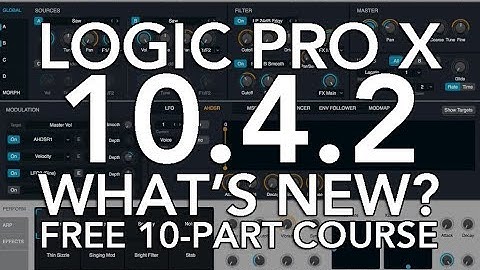 LOGIC PRO X 10.4.2 - What