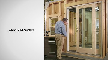 Install VeriLock Security Sensor on Gliding Patio Door Without Exterior Keyed Lock |Andersen Windows