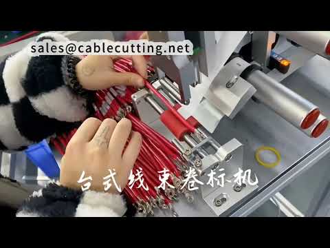 Desktop Roll Labeling Machine for New Energy Wire Harnesses