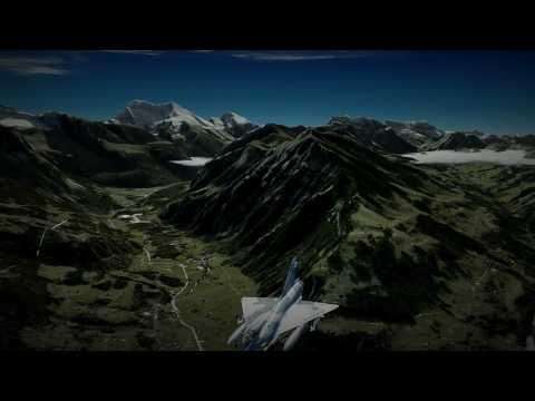 FSX - Mirage 2000 Patrol over Switzerland