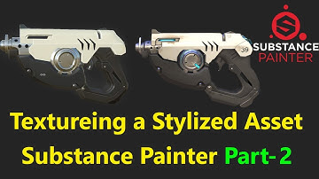 Texturing in substance painter Part-02 / Tracer gun/pulse pistols