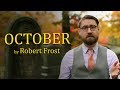 October by robert frost graveyard poetry