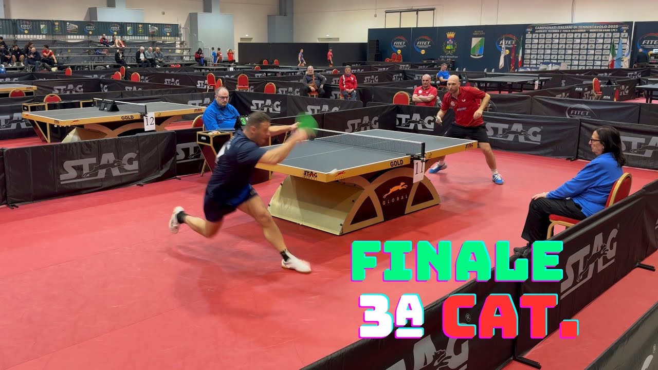 FINALE campionati italiani 3ª Cat. Montesilvano 2025 | Luigi Rocca - Roberto Negro 3-0