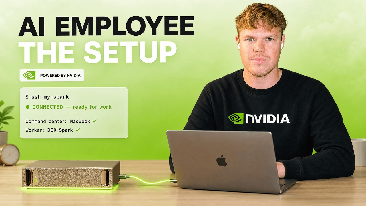 How to Set Up a 24/7 AI Employee For Beginners (NVIDIA DGX Spark)