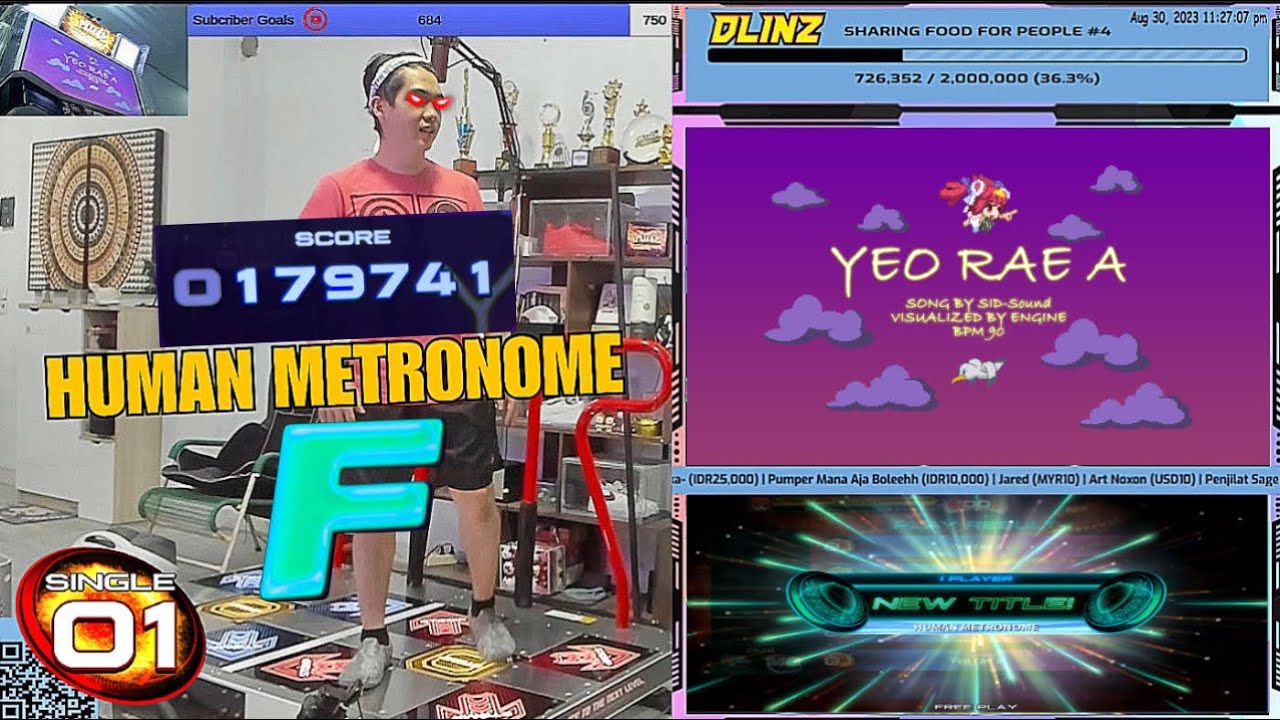 [Pump It Up Phoenix] DLINZ got HUMAN METRONOME (Yeo Rae A S1)