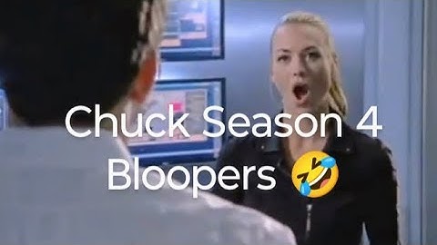 Chuck vs the Season 4 Bloopers 🤣 Funny Gag Reel!
