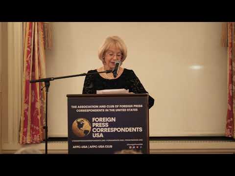 Afpc-Usa Chairwoman Nancy Prager Kamel's Opening Remarks At 2023 Foreign Press Awards