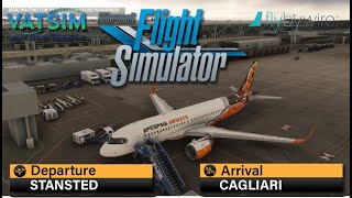 MSFS 2020 | VATSIM | Apoapsis Airways OPS| FBW A320neo | Stansted to Cagliari.