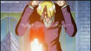 One Piece Sanji First Time Diable Jambe  SPOILER ALER !