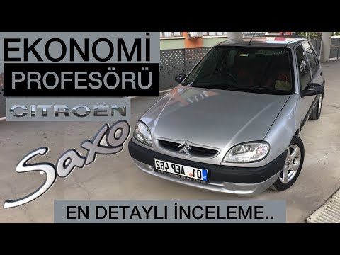 EKONOMİ PROFESÖRÜ CİTROEN SAXO, 2000 MODEL 1.5 D CİTROEN SAXO EN DETAYLI İKİNCİ EL İNCELEME