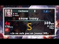 7.8⭐ Carbone | Maison book girl - snow irony_ [melting jump_] +HR 97.50% (#? 389pp 4x)