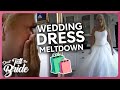 Bride breaks down after getting the dress from the wrong shop  wedding dress reveal