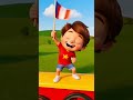 Joyful Choo Choo Train | Toot Toot Horn and Racing Fun | Giggle Train Kids #shorts