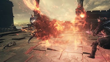 Dark Souls 3 Cinders Mod Pyromancy Showcase - Great Combustion and Incendiary Combustion