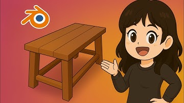 Learning Blender - Wooden Table (Low-Poly)