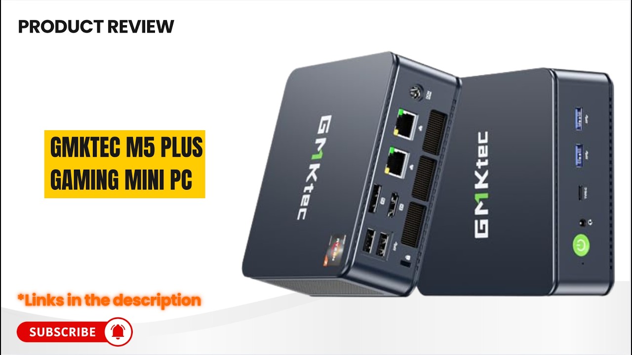 GMKtec M5 Plus Mini PC Review – Ryzen 7 5825U Power! 32GB RAM, 1TB