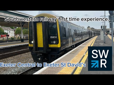 Swr Exeter Southwestern Railway first time experience Exeter Centre to St David’s ...