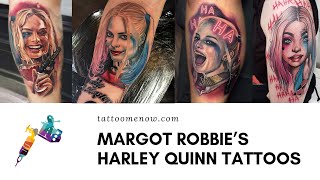 Harley Quinn Tattoos (Margot Robbie)