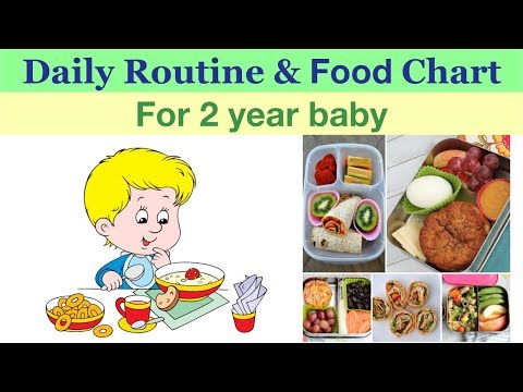 Daily Routine Chart For 2 Year Old