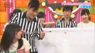 Japanese Girls Try to Blow a Cockroach Into Others Mouth Japanese Game Show screenshot 1