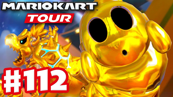 Gold Shy Guy! 1st Anniversary Tour! - Mario Kart Tour - Gameplay Part 112 (iOS)