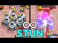 I achieved infinite stun in Clash Royale