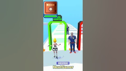 Thief Run 3D 👸🔑👮Mobile Gameplay By NextGamer (Android,iOS) Level 8 #shorts