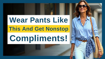 6 GENIUS Ways to Wear WIDE PANTS After 50 and Still Look RICH & STYLISH