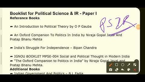 PSIR book list for Bpsc Mains Exam - By Kunal pratap Singh