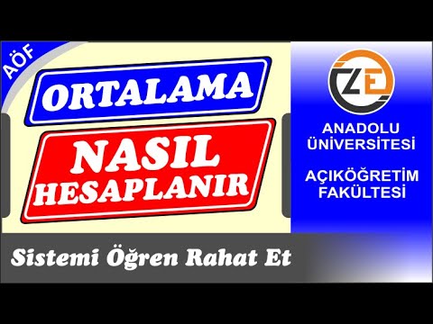 AÖF Ortalama Nasıl Hesaplanır? Açıköğretim Not Sistemi