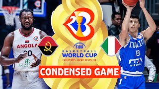 Angola  vs Italy  | Full Game Highlights | FIBA Basketball World Cup 2023