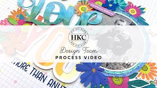 Love You - Scrapbook Process Video #297 - Hip Kit Club - January 2023 Hip Kits