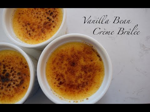 Vanilla Bean Creme Brulee. 