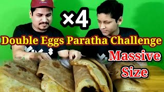 Epic Biggest Egg Roll Eating Challenge | Massive Egg Paratha Eating Competition | Food Challenge